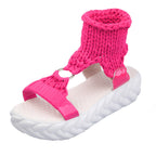 Damen Bequeme Kork-Sandalen mit innovativem Design und rutschfester Sohle EB