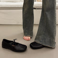 Damen Ballerina-Schuhe mit elegantem Schnürdesign und komfortablem Fußbett EB