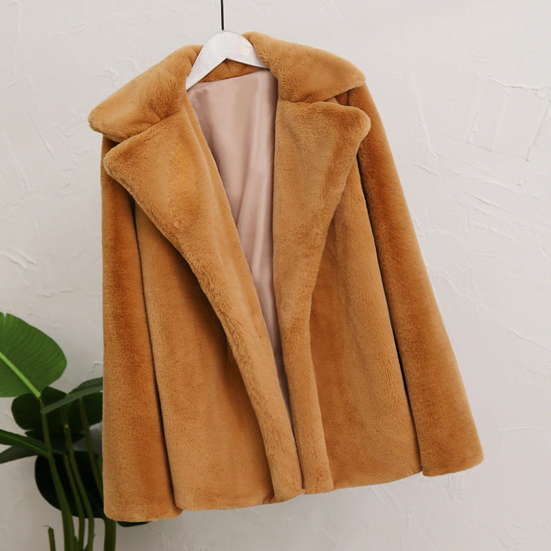 Damen Flauscher Mantel EB