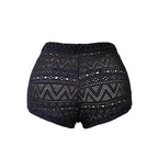 Gehäkelte Strandshorts für Damen