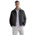 Damen Fleece-Bomberjacke mit praktischen Seitentaschen und modernem Schnitt EB