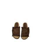 Damen Bequeme Slipper mit fransigem Design und weichem Fußbett EB