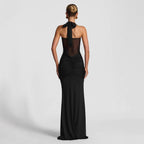 Damen Elegantes Abendkleid mit figurbetontem Schnitt und raffinierten Drapierungen EB