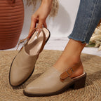 Damen Bequeme Sling-Pumps mit modischem Riemen EB