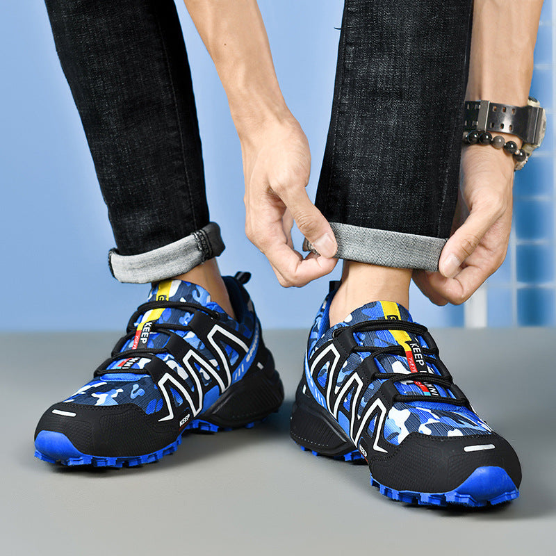 Damen Sportliche Trail-Laufschuhe mit robuster Sohlenkonstruktion und atmungsaktivem Obermaterial EB