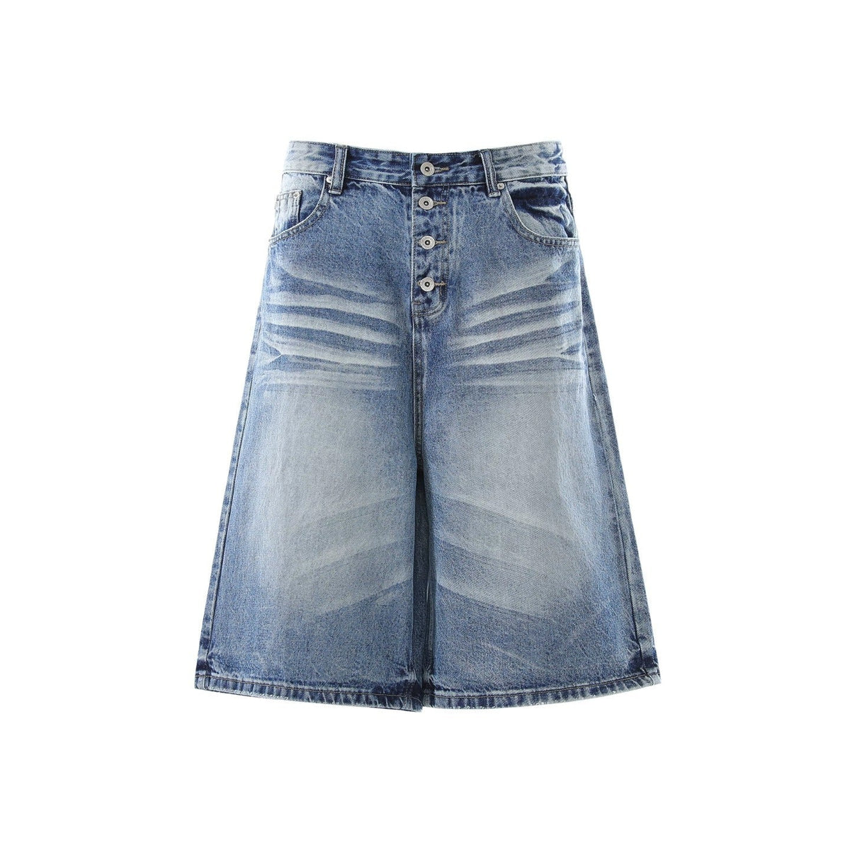 Trendige Damen-Jeansshorts mit lockerer Passform