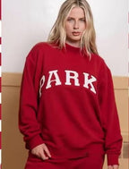 Damen-Freizeitset mit Oversized-Sweatshirt und Shorts