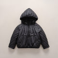 Damen gesteppte Jacke mit Kapuze und trendigem Design EB