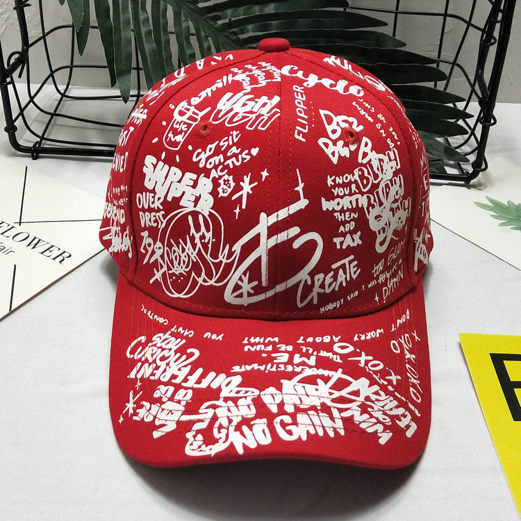 Herren-Snapback-Cap mit Grafikdruck