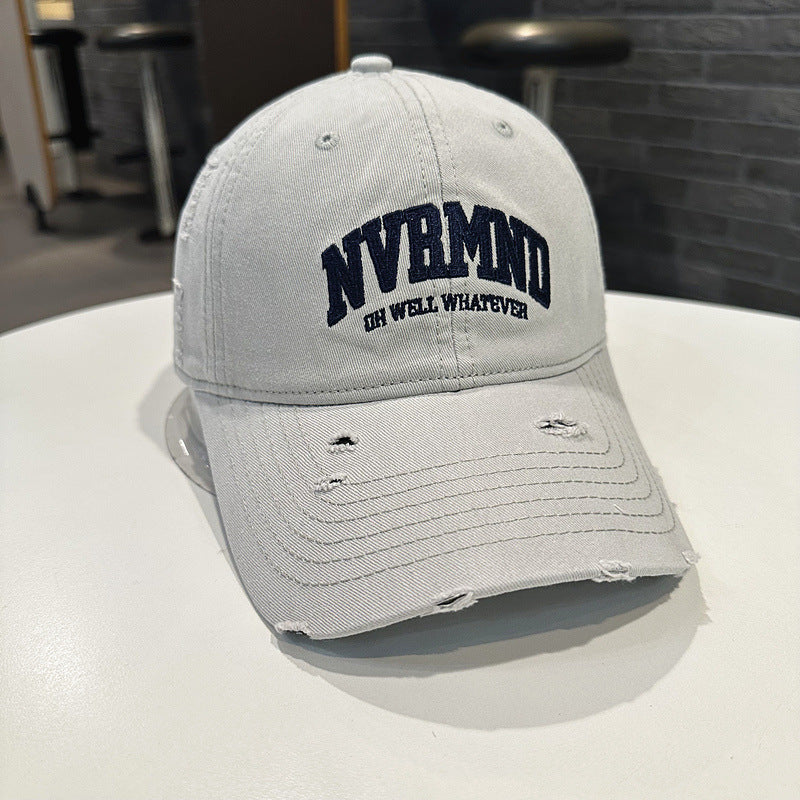 Herren-Baseballkappe mit Distressed-Grafik