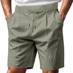 Knielange, leichte Funktionsshorts für Herren mit elastischem Bund
