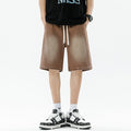 Herren Denim-Shorts mit lässigem Farbverlauf EB