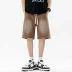 Herren Denim-Shorts mit lässigem Farbverlauf EB