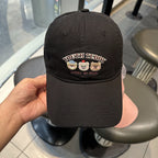 Unisex Embroidered Character Cap