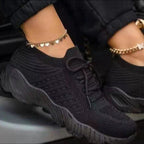 Damen Atmungsaktive Freizeitschuhe mit rutschfester Sohle und elastischen Einsätzen EB