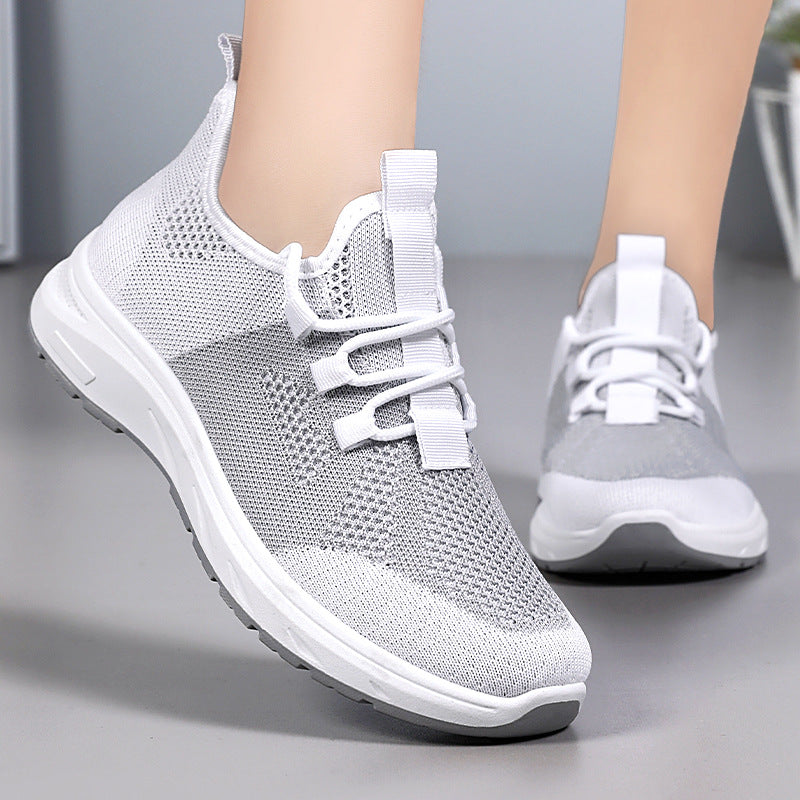 Damen Atmungsaktive Freizeitschuhe mit elastischem Mesh-Obermaterial EB