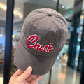Bestickte Freizeit-Baseballkappe für Damen