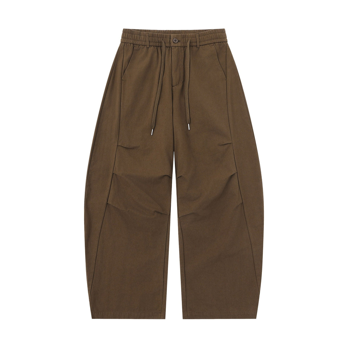 Weite Cargo-Bermudashorts für Damen mit Kordelzug und aufgesetzten Taschen