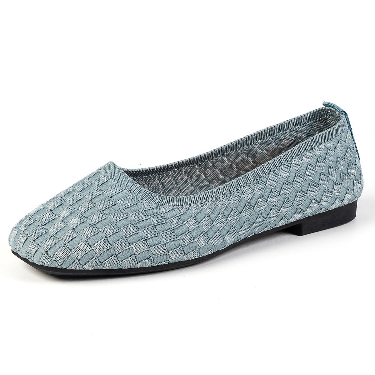 Damen Bequeme Ballerinas mit trendigem Wabenmuster und elastischem Einstieg EB