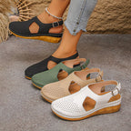 Damen Bequeme Clogs mit luftigen Cut-Outs EB