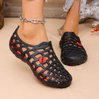Damen atmungsaktive Kunststoffclogs mit rutschfester Sohle EB