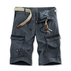 Herren Cargo-Shorts mit praktischem Gummizug und mehreren Taschen EB