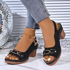 Damen Bequeme Sandaletten mit modischem Design EB