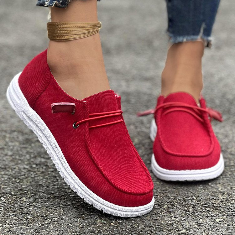Damen Bequeme Slip-On Schuhe EB