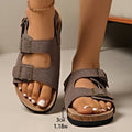 Damen bequeme Sandalen mit verstellbaren Schnallen EB