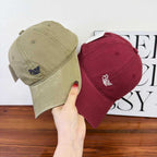 Klassische Distressed-Cap für Herren