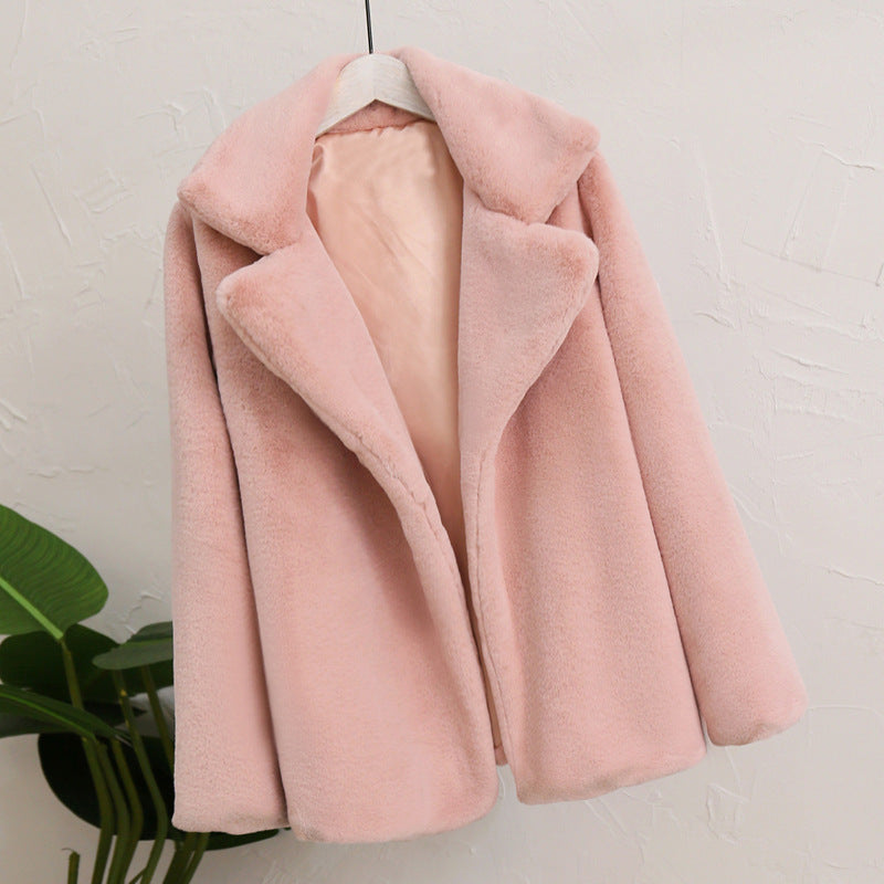 Damen Flauscher Mantel EB