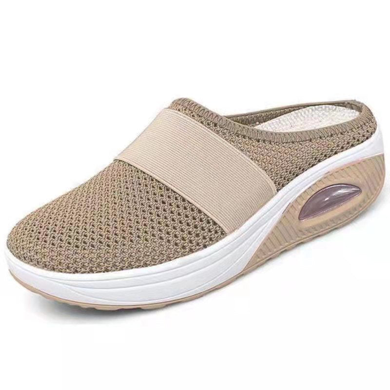 Damen Bequeme Clogs mit atmungsaktiver Mesh-Oberfläche EB