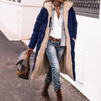 Damen kuscheliger Winterparka mit hochwertigem Teddyfutter und praktischen Taschen EB