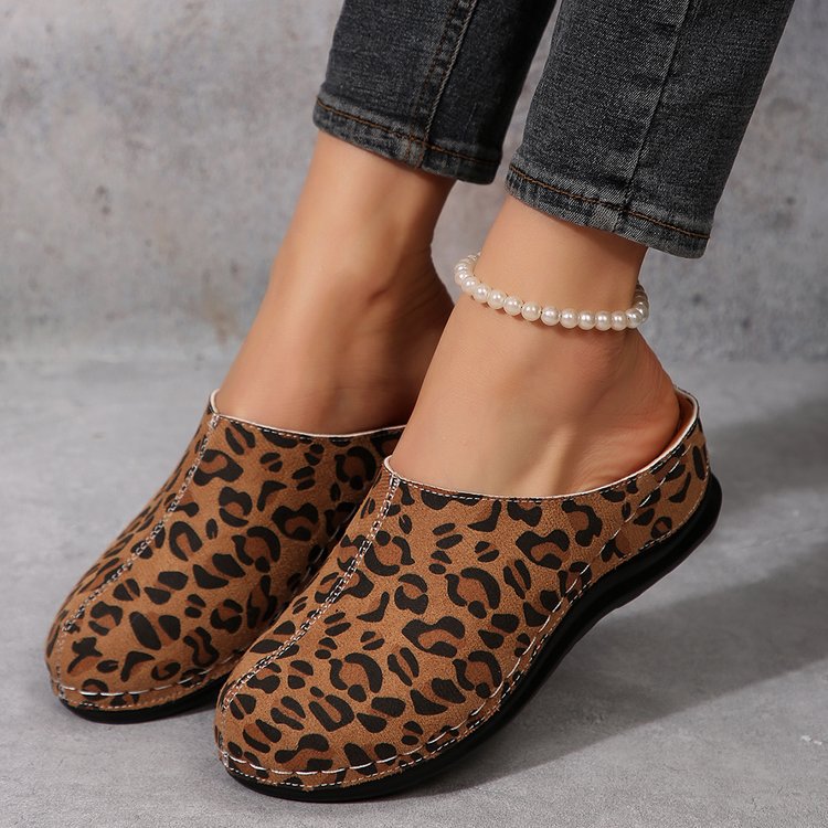 Damen Clogs mit modernem Camouflage-Design und bequemer Fußbettung EB