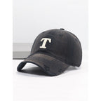 Herren-Denim-Cap mit Distressed-Optik
