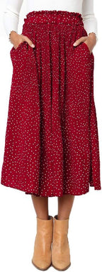 Damen Maxirock mit modischem Animal Print EB