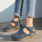 Damen Bequeme und luftige Riemensandalen EB