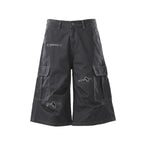 Stilvolle Herren-Cargoshorts mit weitem Schnitt und praktischen Taschen