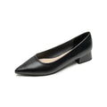 Damen elegante Ballerinas mit spitzem Zehenbereich und komfortablem Blockabsatz EB