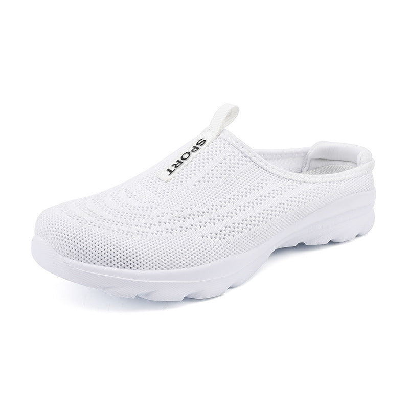 Damen Bequeme Slip-On Freizeitschuhe aus atmungsaktivem Mesh EB