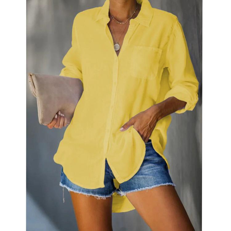 Damen lässige Hemdbluse EB