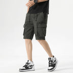 Herren Cargoshorts mit praktischen Taschen und elastischem Bund EB