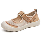 Damen Bequeme Mesh-Schuhe mit Klettverschluss EB