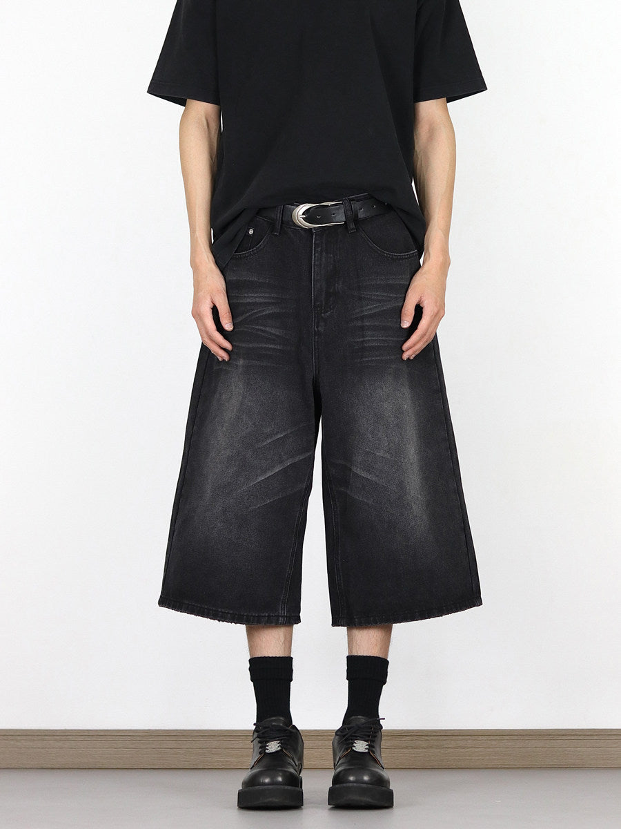 Herren Dialen Denim Cargo-Shorts