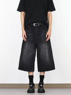 Herren Dialen Denim Cargo-Shorts