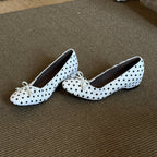 Damen Ballerinas mit modischem Punktedesign und bequemer Passform EB