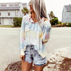 Damen Jeans-Shorts mit modischen Destroyed-Details und hohem Taillenbund EB