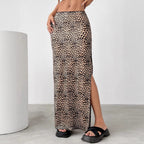 Damen Eleganter Maxirock mit hohem Schlitz EB