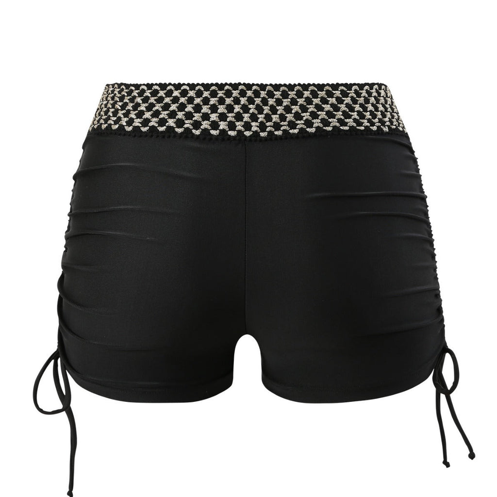 Damen-Badeshorts mit verstellbarem Bund
