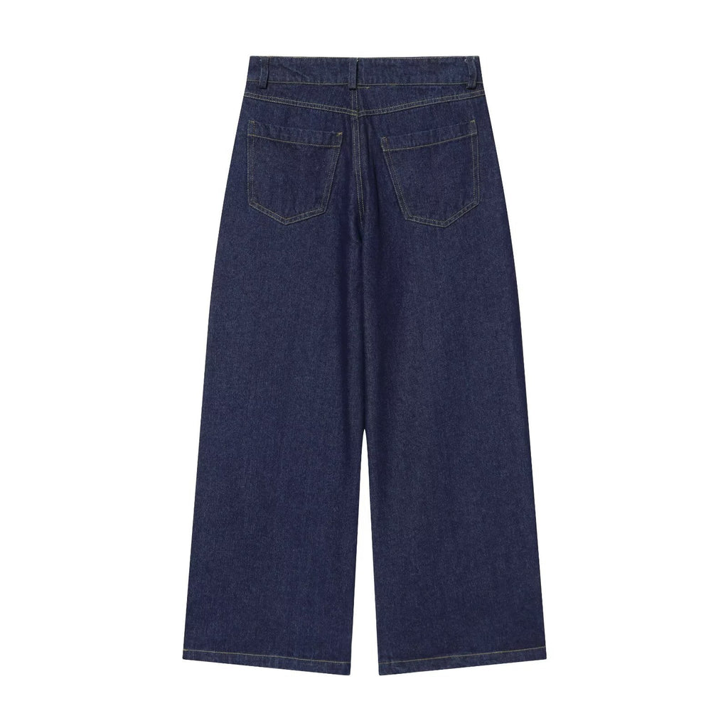 High-Waisted Jeansshorts für Damen mit weitem Bein